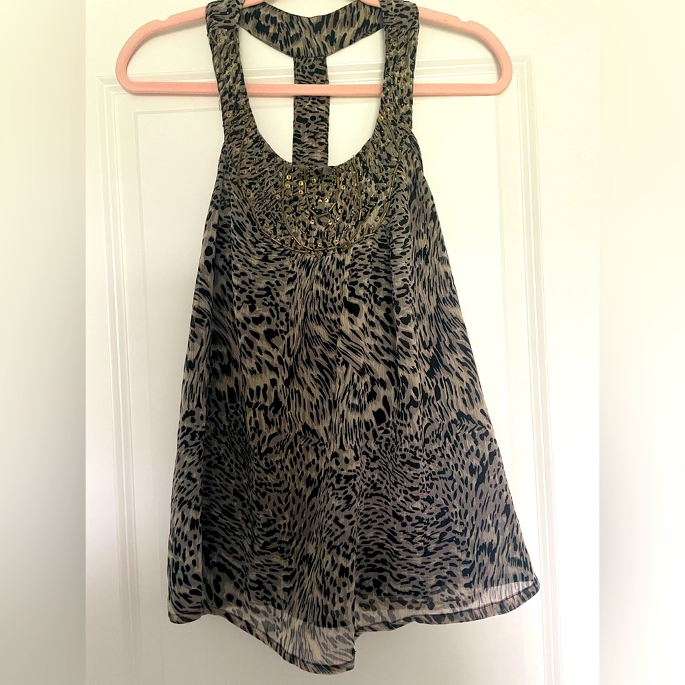 Women’s Animal Print Tank Size Medium